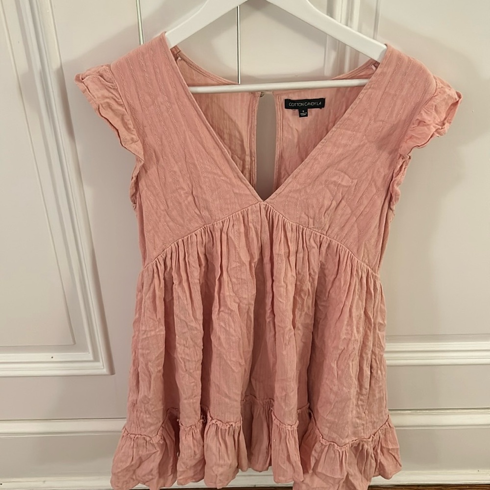 Pink Ruffle Boutique Dress